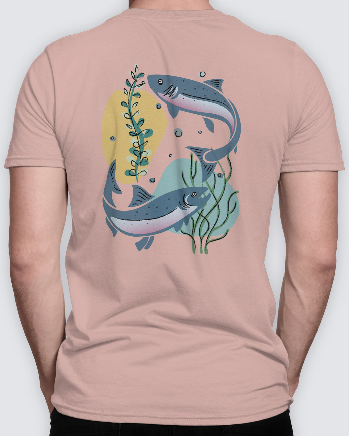 Fly Fishing T-Shirt | Beyond The Cast Dusty Rose