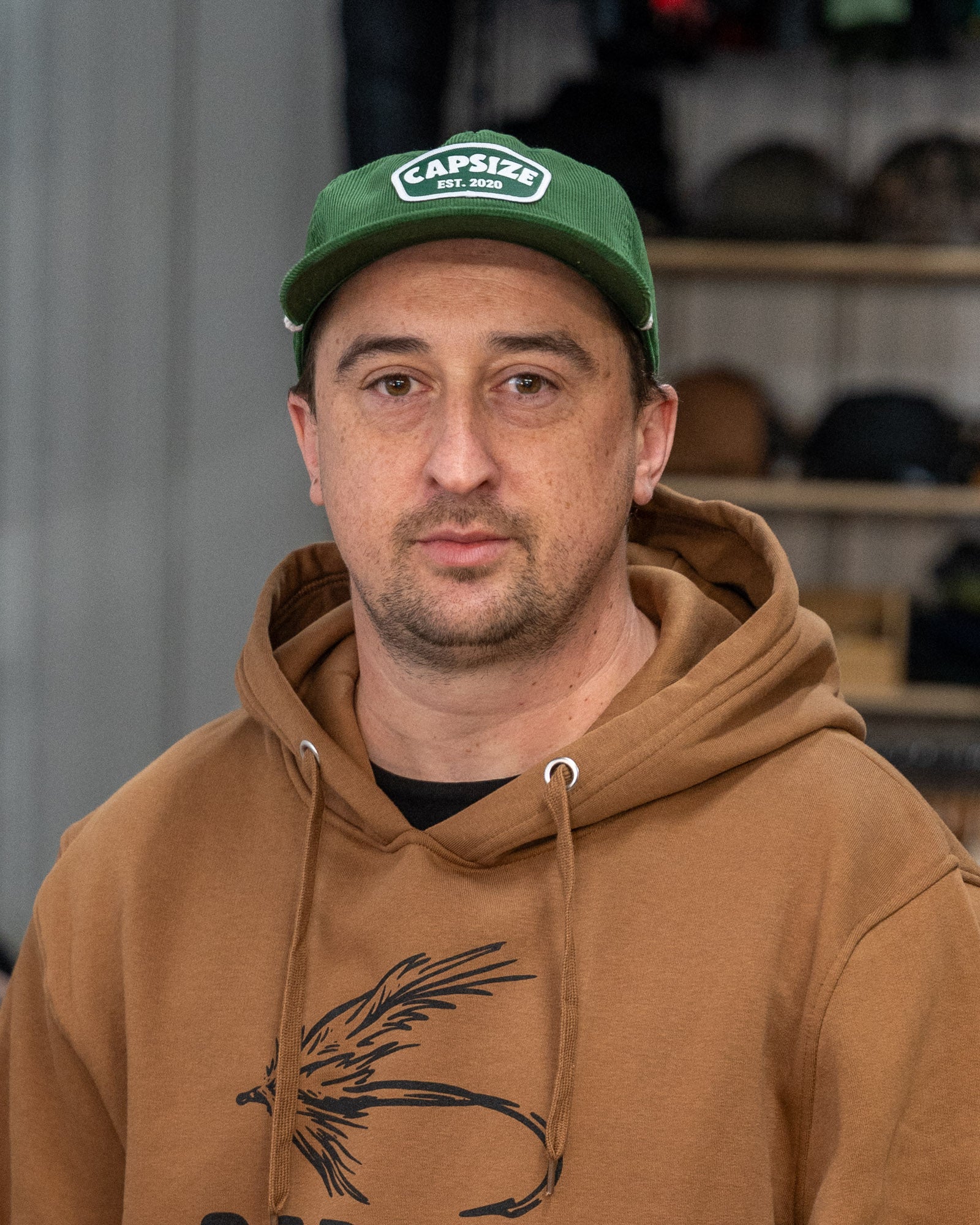Casquette Pêche à la Mouche<br> Casquette Capsize en Corduroy Forêt