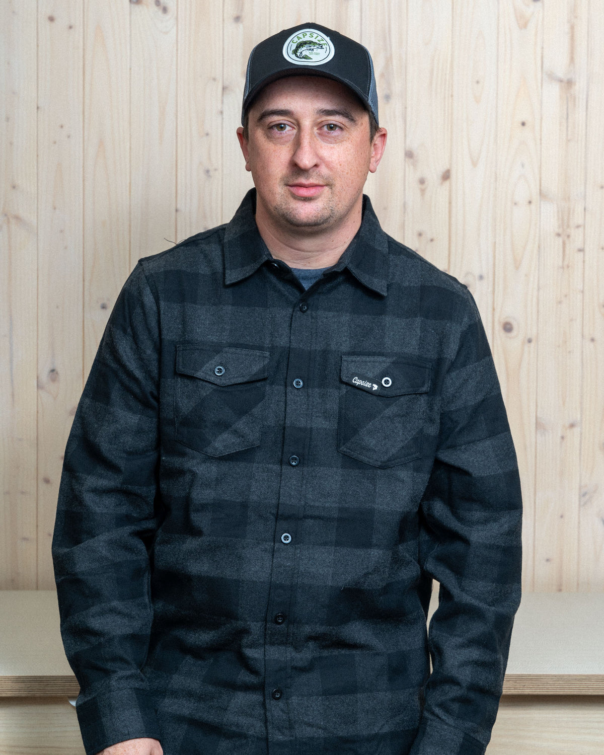 Fly Fishing Flannel Shirts | Cascapedia Premium Flannel Charcoal - Capsize Fly Fishing