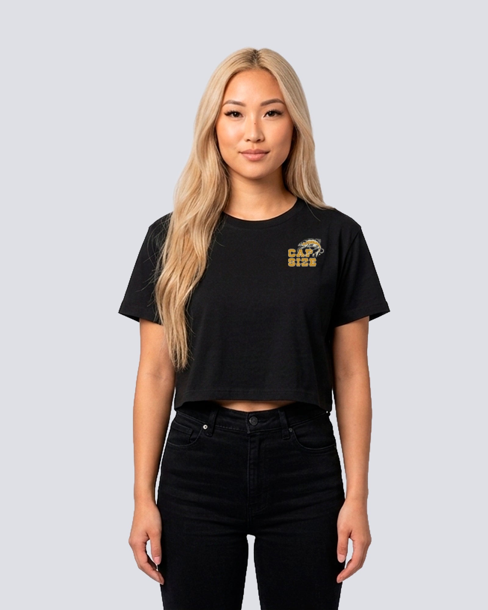 Women's T-Shirt | Indomptable Crop Tee Black