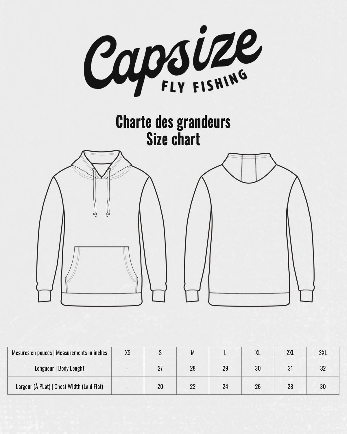 Hoodie Pêche à la Mouche Midweight<br> Chic-Chocs