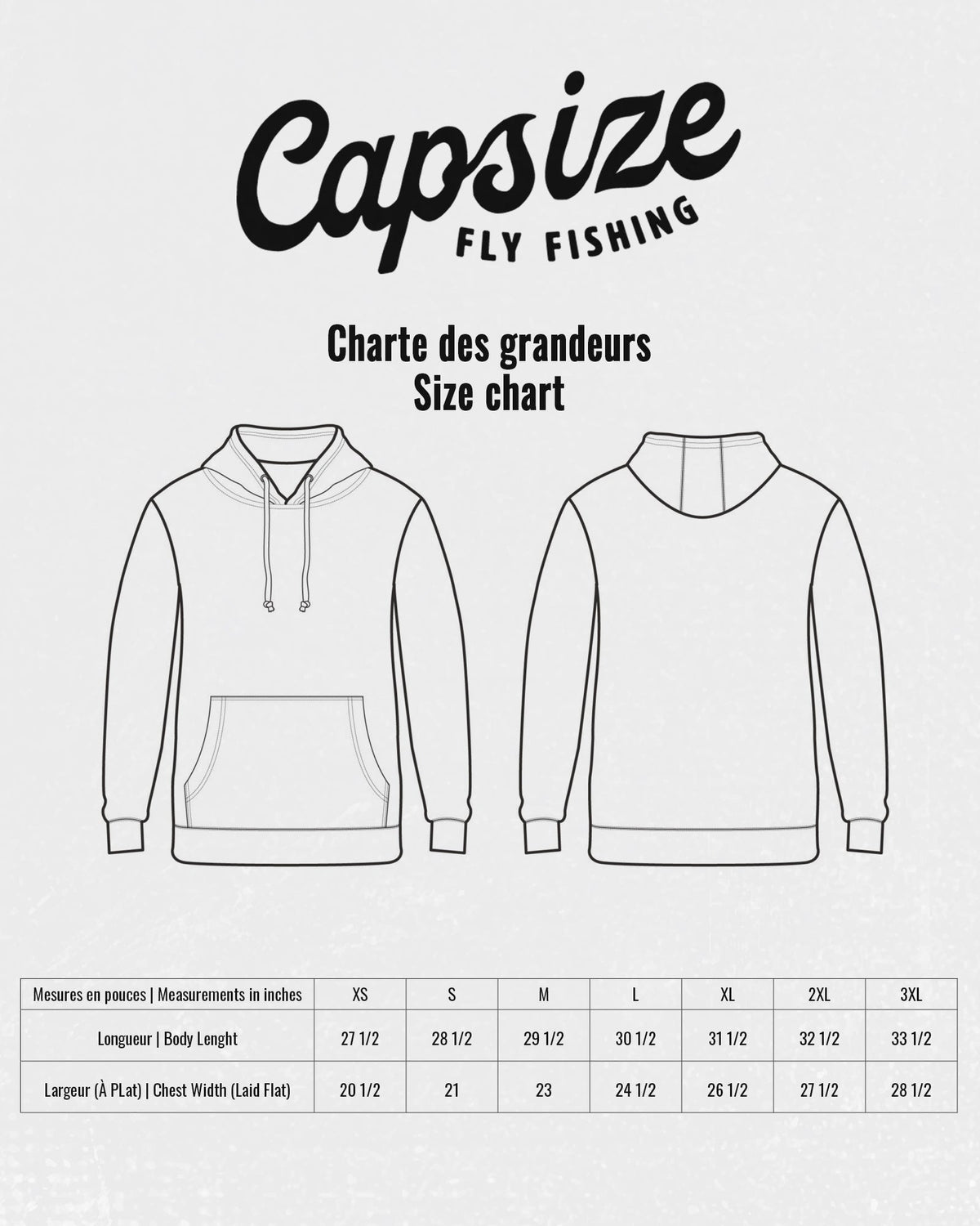 Hoodie Pêche à la Mouche Heavyweight<br> Truite Vintage