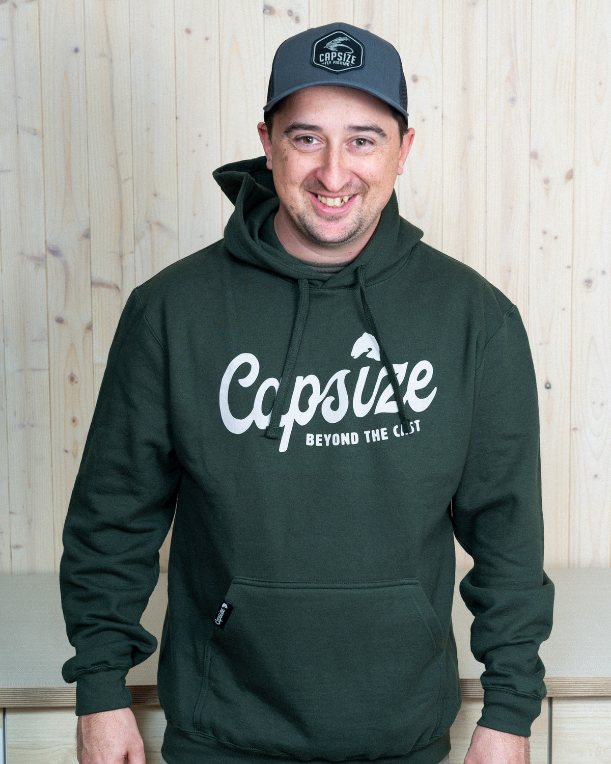 Fly Fishing Hat | Dry Fly Charcoal Trucker - Capsize Fly Fishing