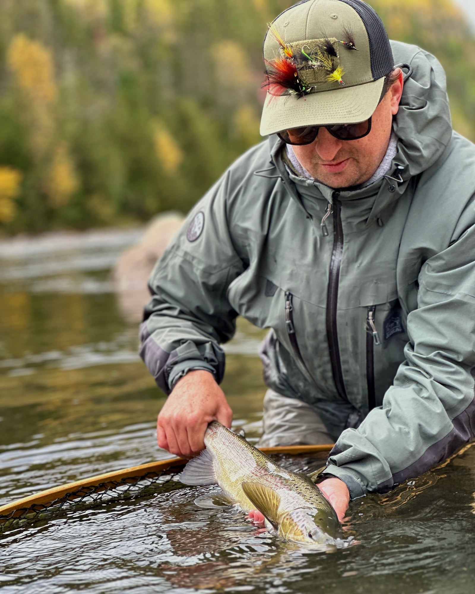 Casquette Pêche à la Mouche<br> Capsize Patch Velcro Olive