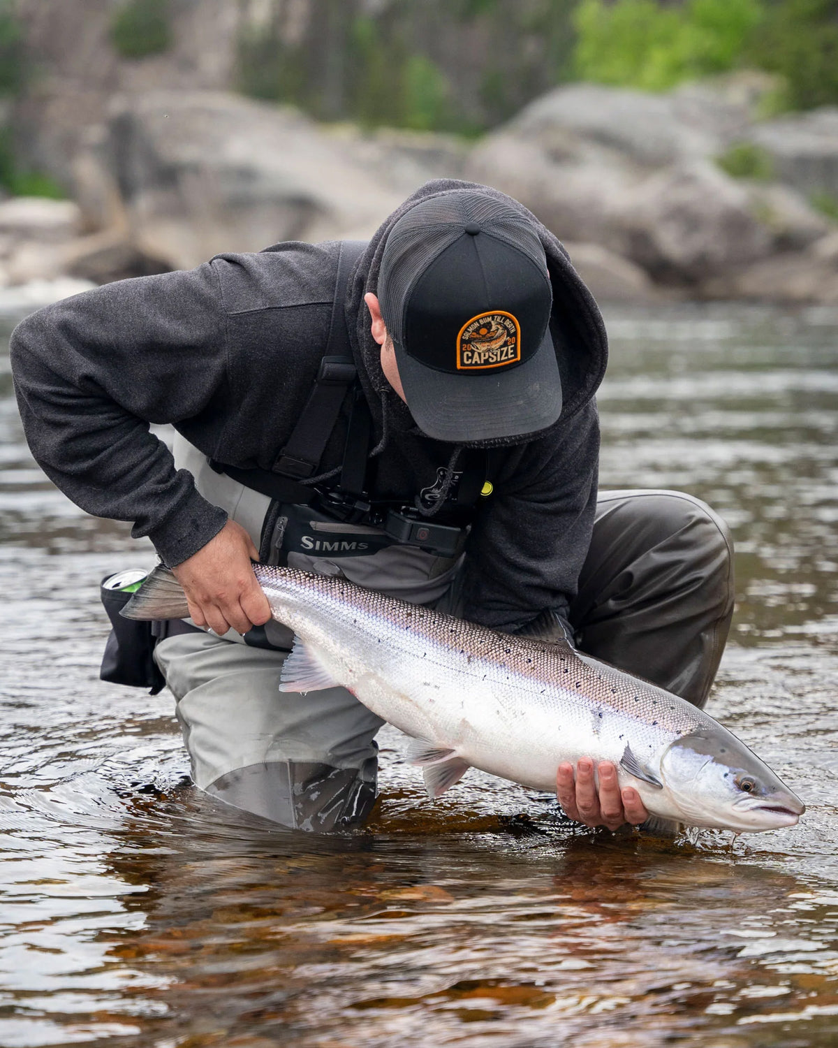 Fly Fishing Hat | Salmon Bum Trucker - Capsize Fly Fishing