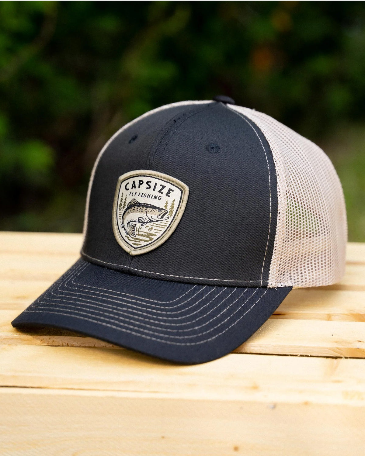Fly Fishing Hat | Vintage Trout Trucker - Capsize Fly Fishing