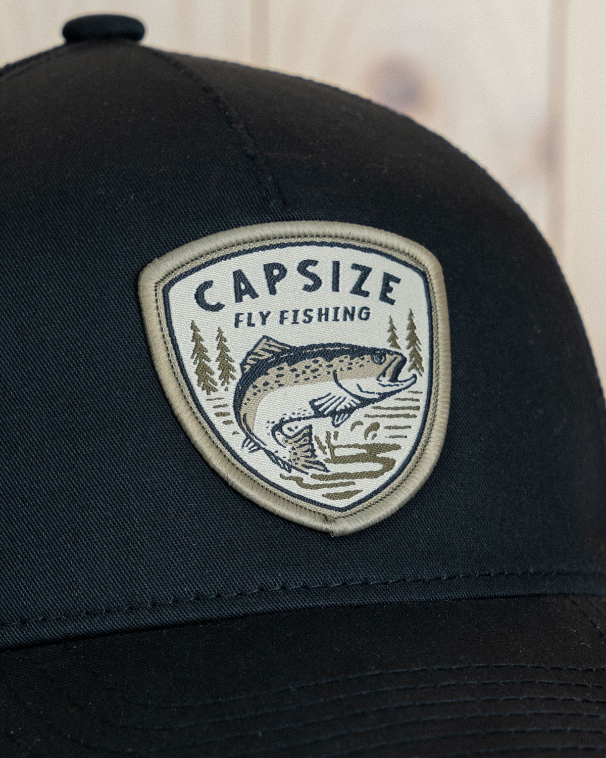 Women Fishing Hat | Vintage Trout Ponytail Trucker - Capsize Fly Fishing