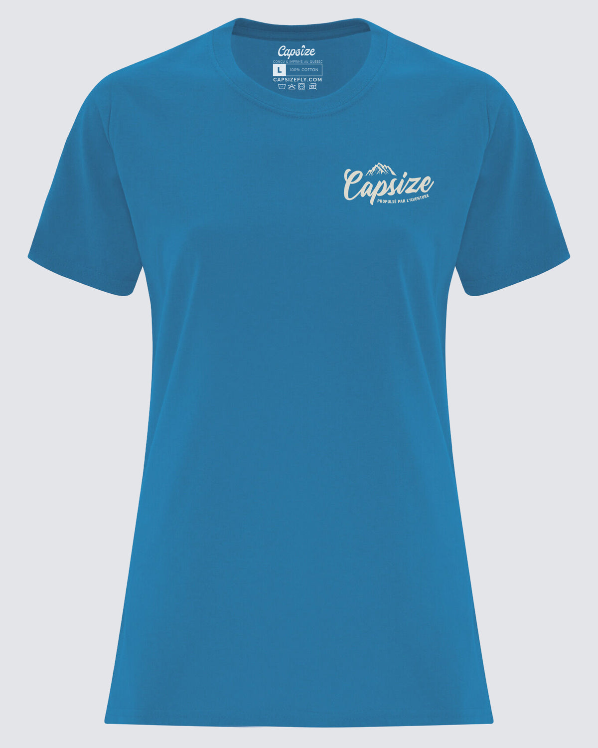 Women Fly Fishing T-Shirt | Propulsé Par l'Aventure Sapphire