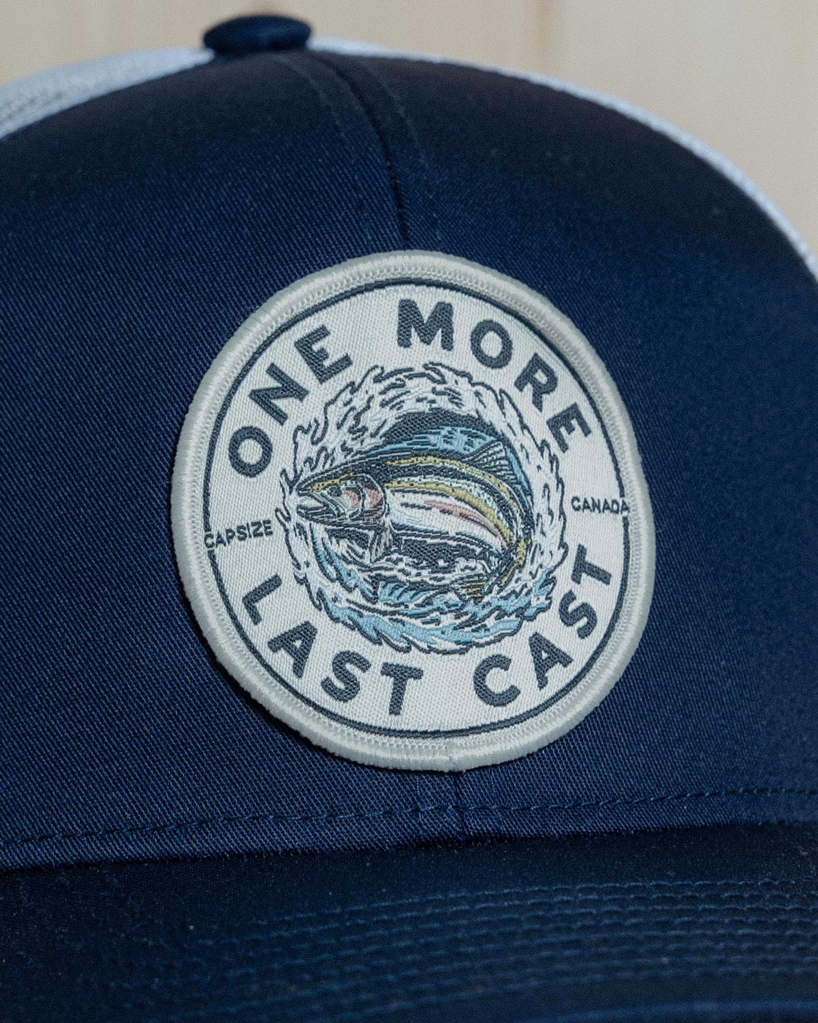 Casquette Pêche à la Mouche<br> Trucker Navy Steelhead