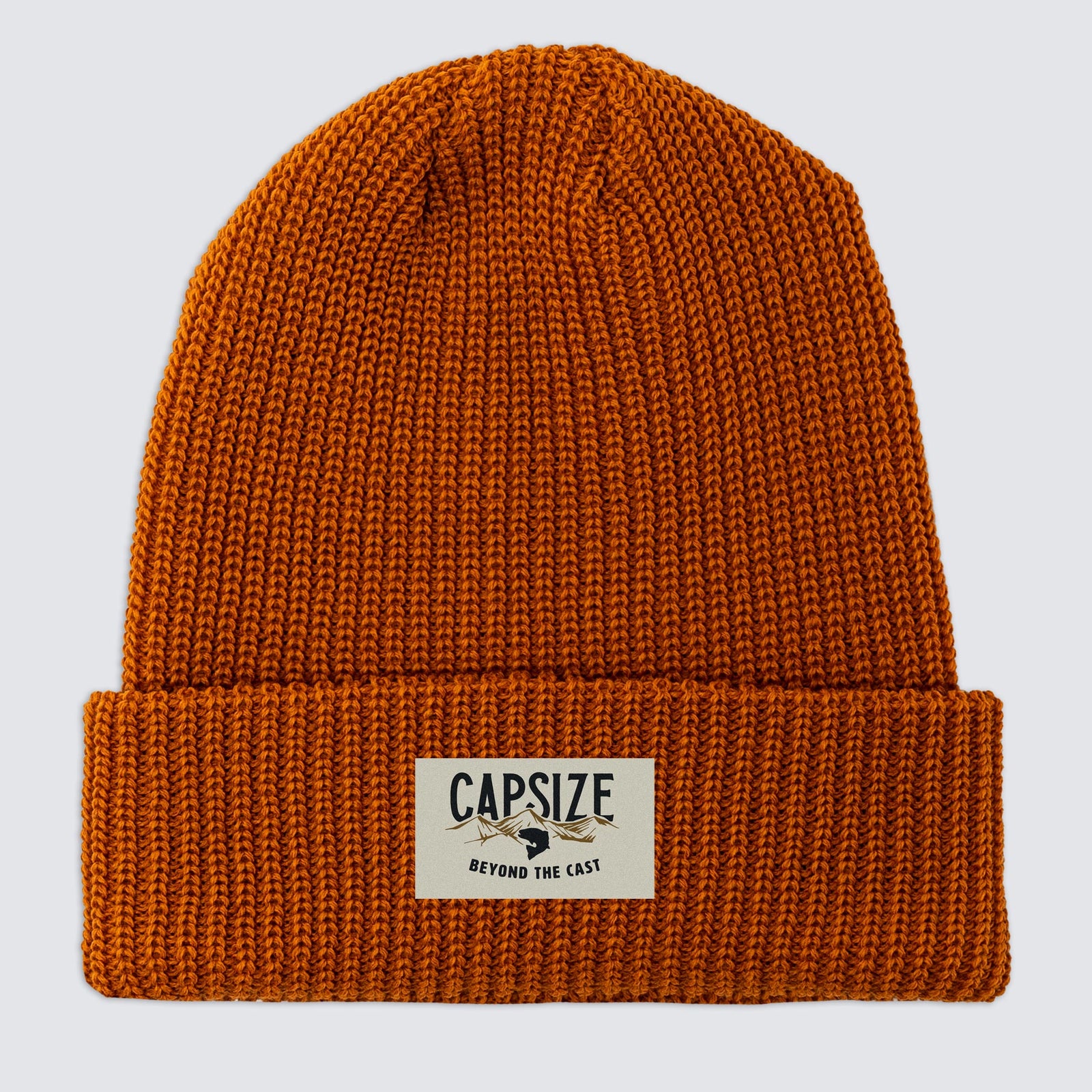 Fly Fishing Beanie | Beyond the Cast Burnt Orange Beanie