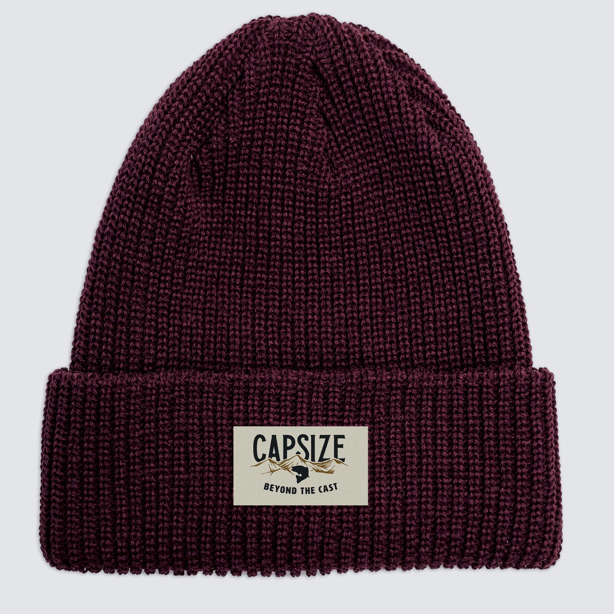 Fly Fishing Beanie | Beyond the Cast Maroon Beanie