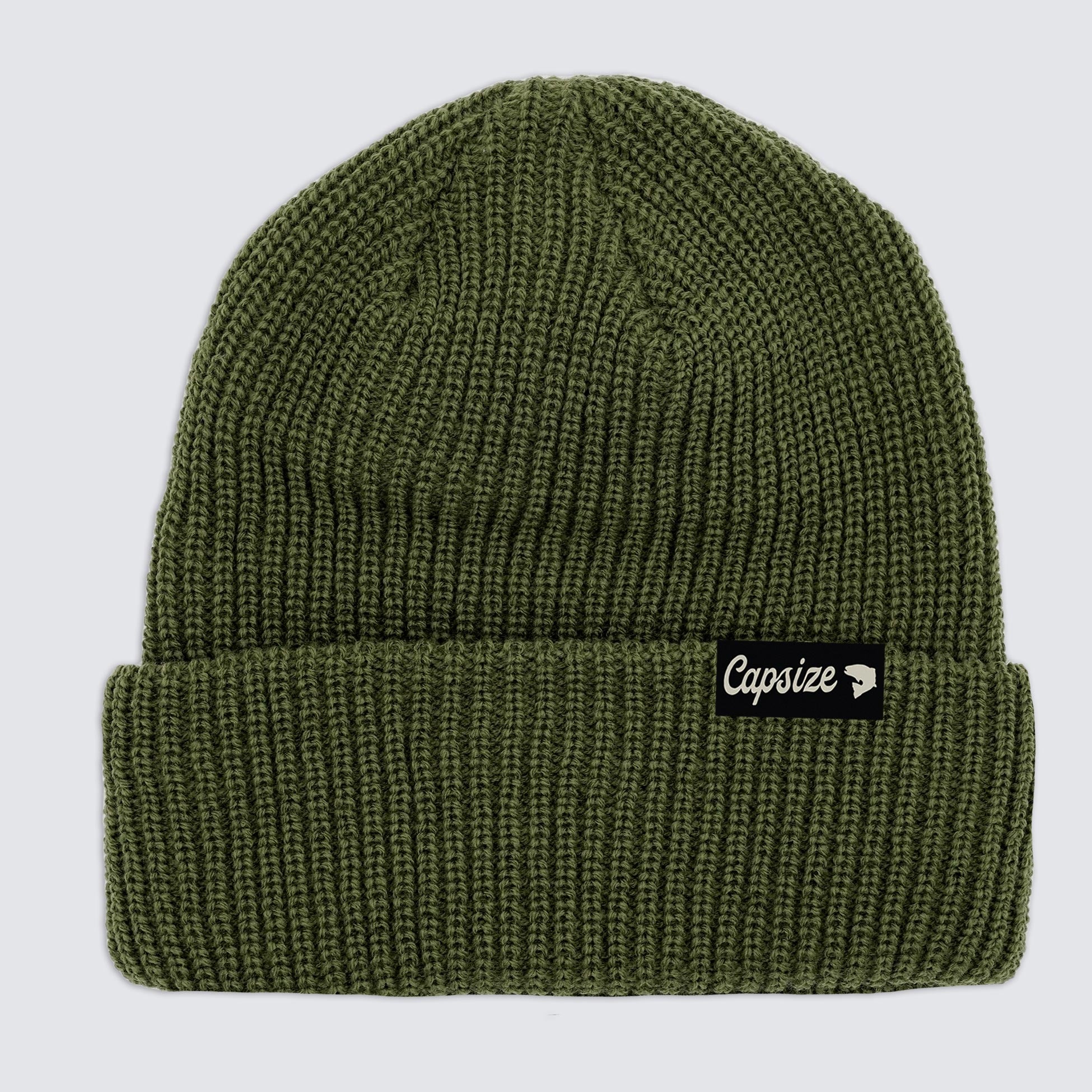 Fly Fishing Beanie | Capsize Olive Beanie