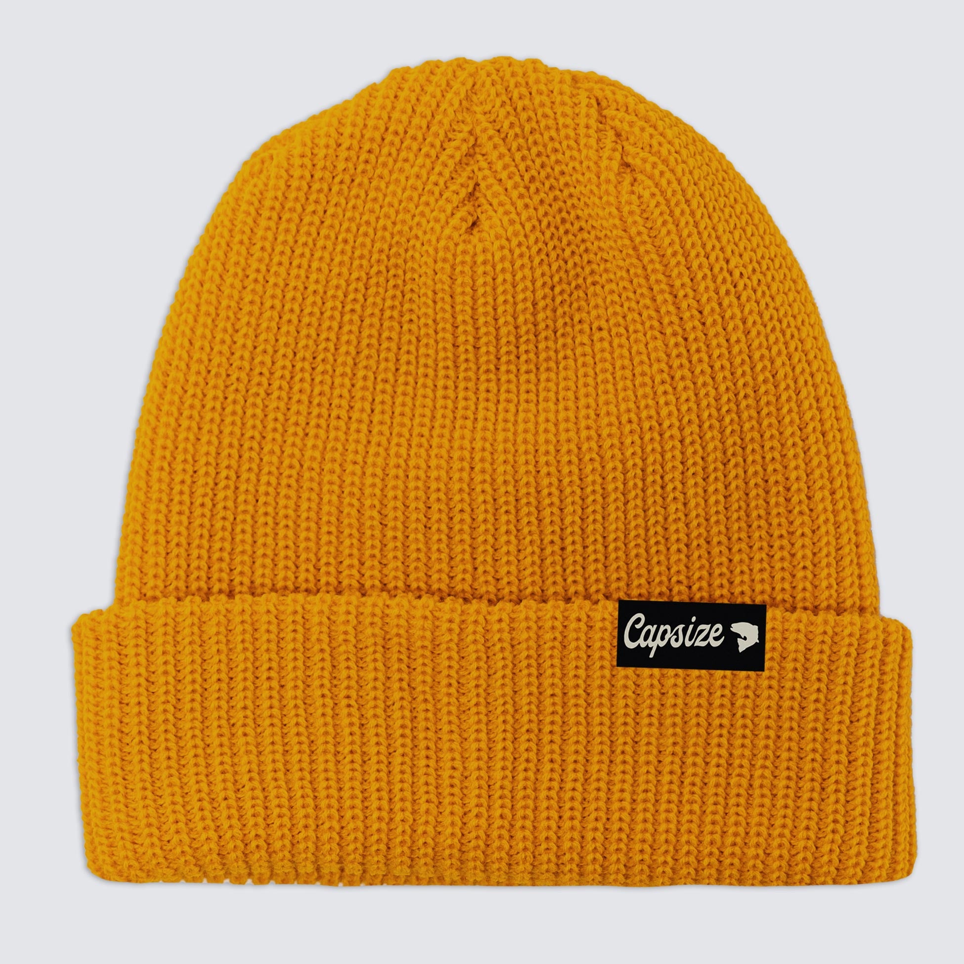 Fly Fishing Beanie | Capsize Mustard Beanie