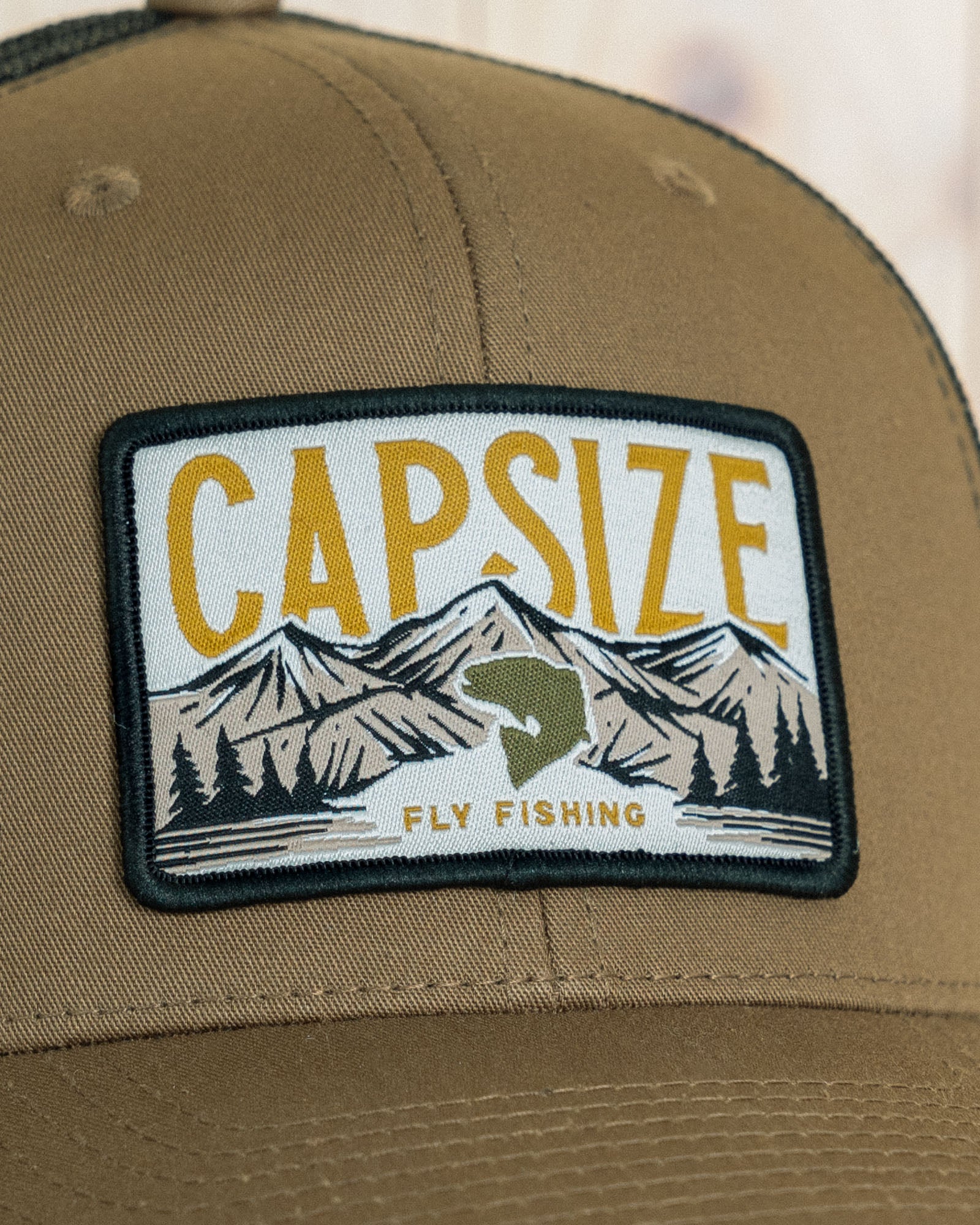 Fly Fishing Hat | Chic-Chocs Coyote Trucker - Capsize Fly Fishing