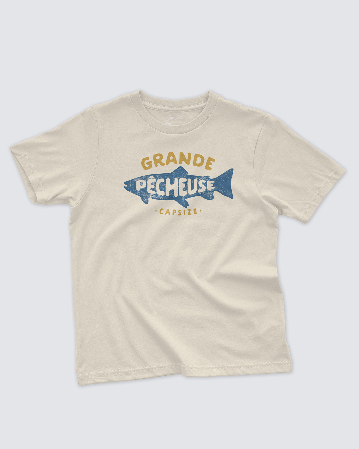 Kids Fishing T-Shirt | Grande Pêcheuse Ivory