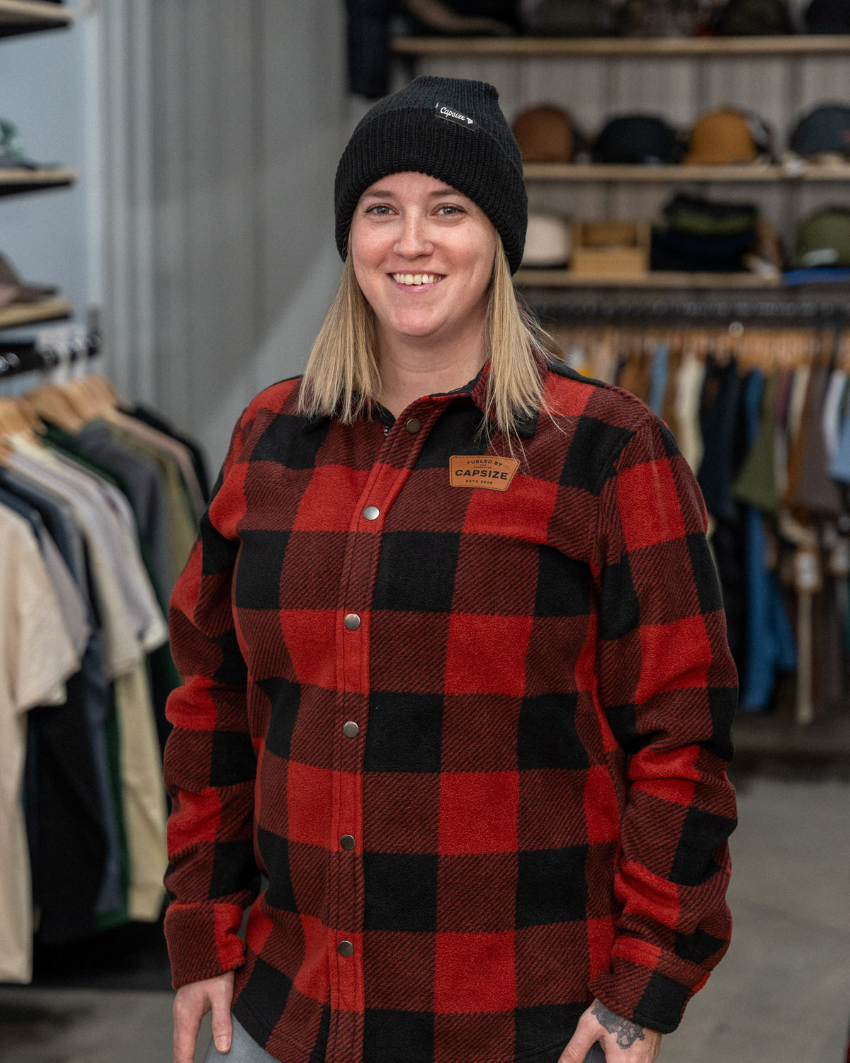 Laine Polaire de Pêche&lt;br&gt; Chemise Polaire Canadienne Capsize