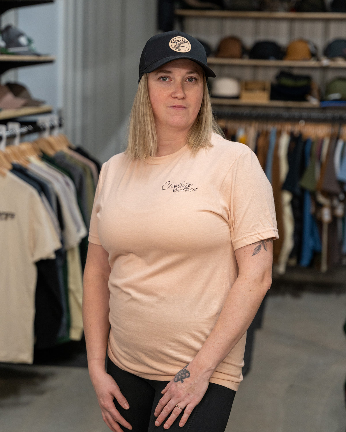 T-Shirt Pêche à la Mouche&lt;br&gt; Beyond The Cast Dusty Rose