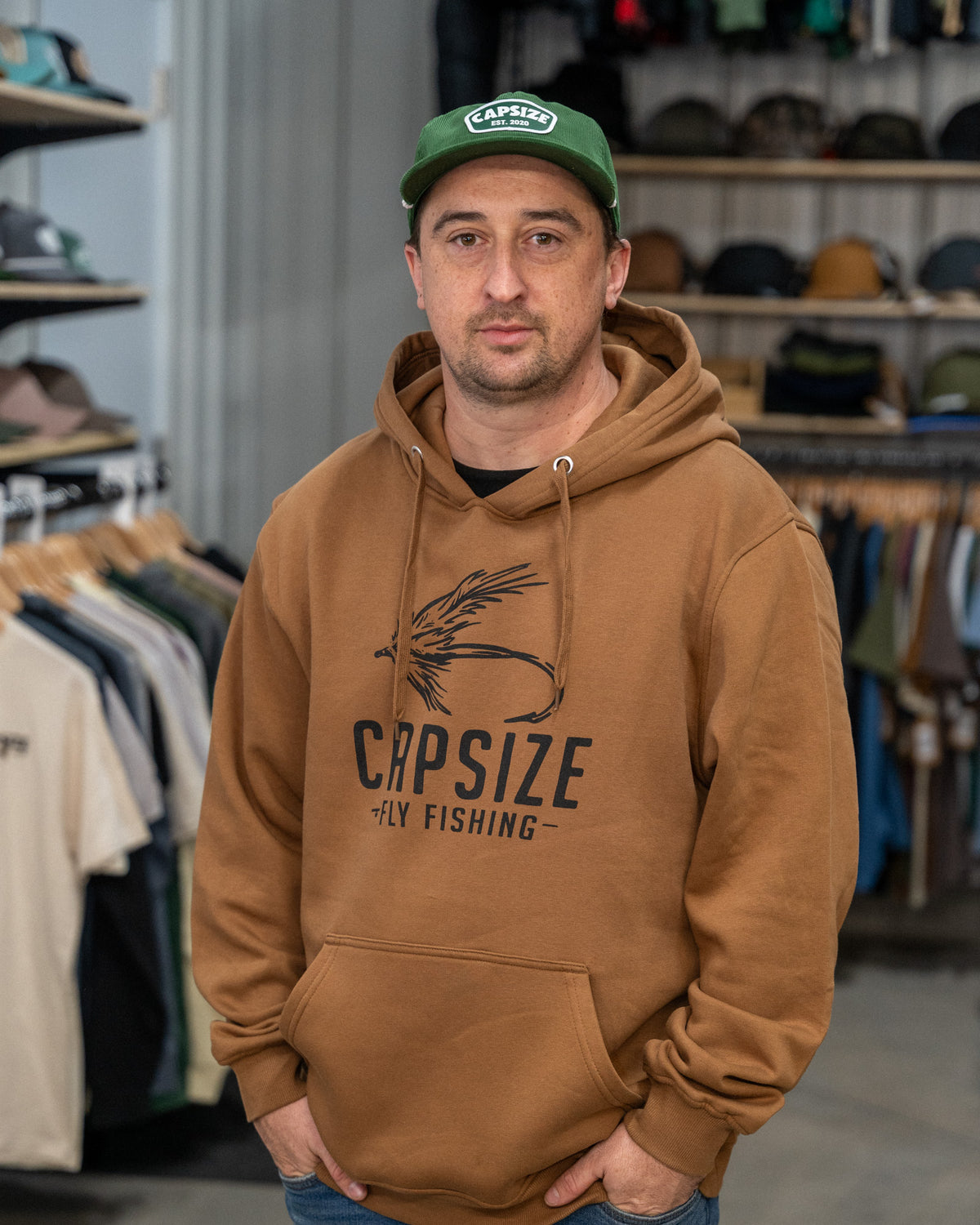 Hoodie Pêche à la Mouche&lt;br&gt; Mouche Original Caramel