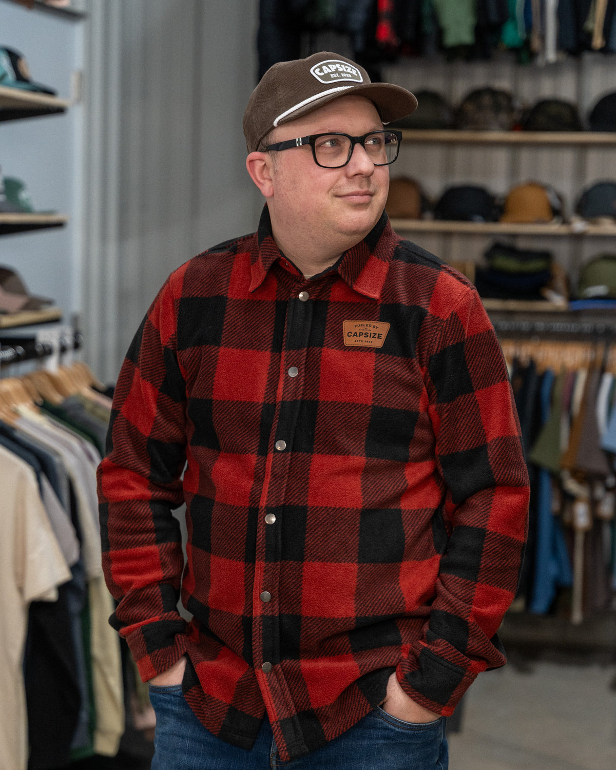 Laine Polaire de Pêche&lt;br&gt; Chemise Polaire Canadienne Capsize