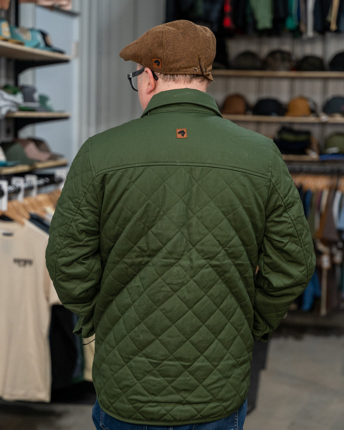 Manteau&lt;br&gt; Manteau Matelassé Capsize Olive