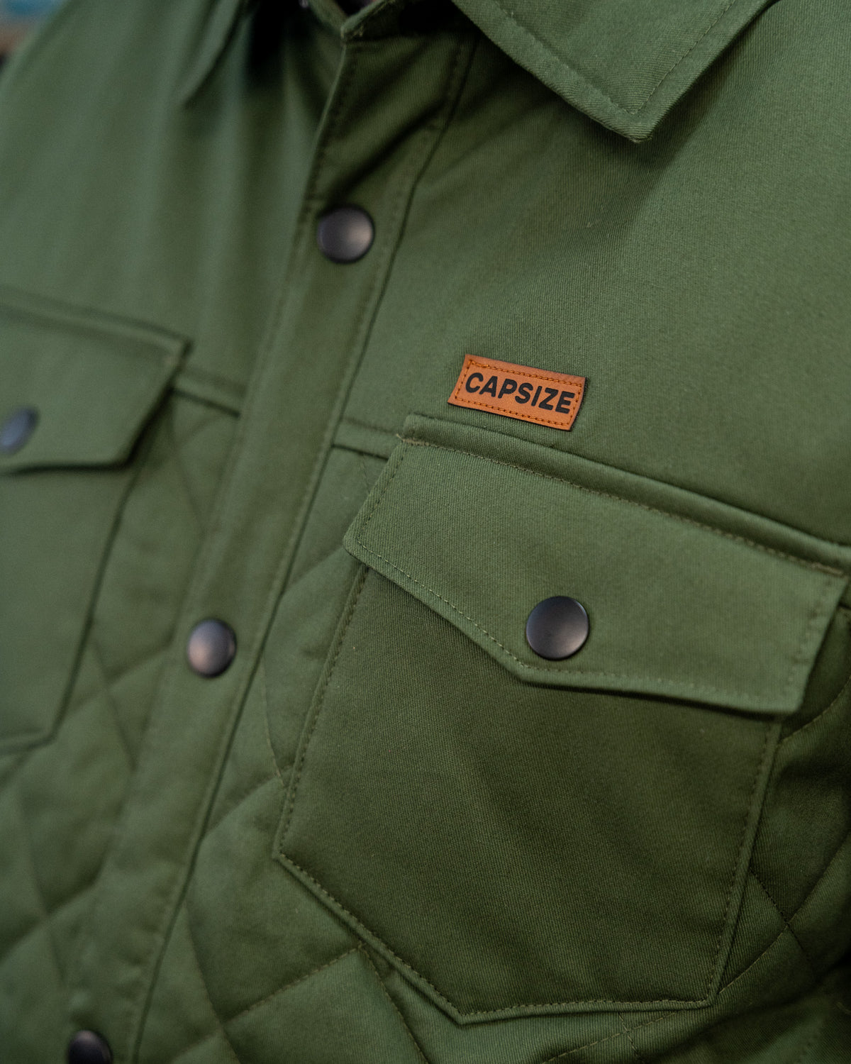 Manteau&lt;br&gt; Manteau Matelassé Capsize Olive