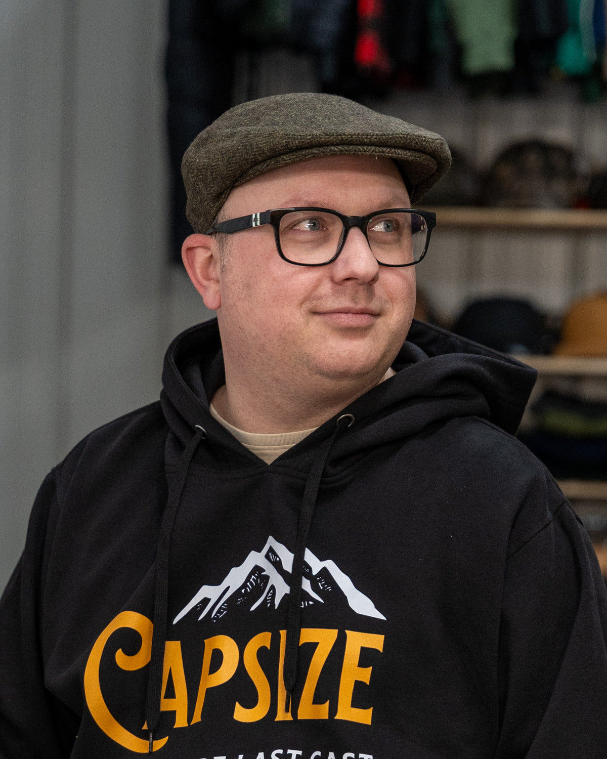 Casquette Pêche à la Mouche&lt;br&gt; Capsize Irish Flat Cap Olive