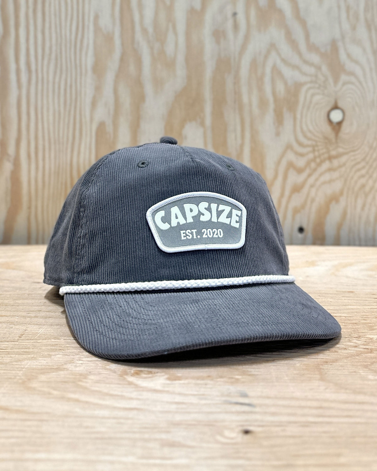 Casquette Pêche à la Mouche&lt;br&gt; Casquette Capsize en Corduroy Grise