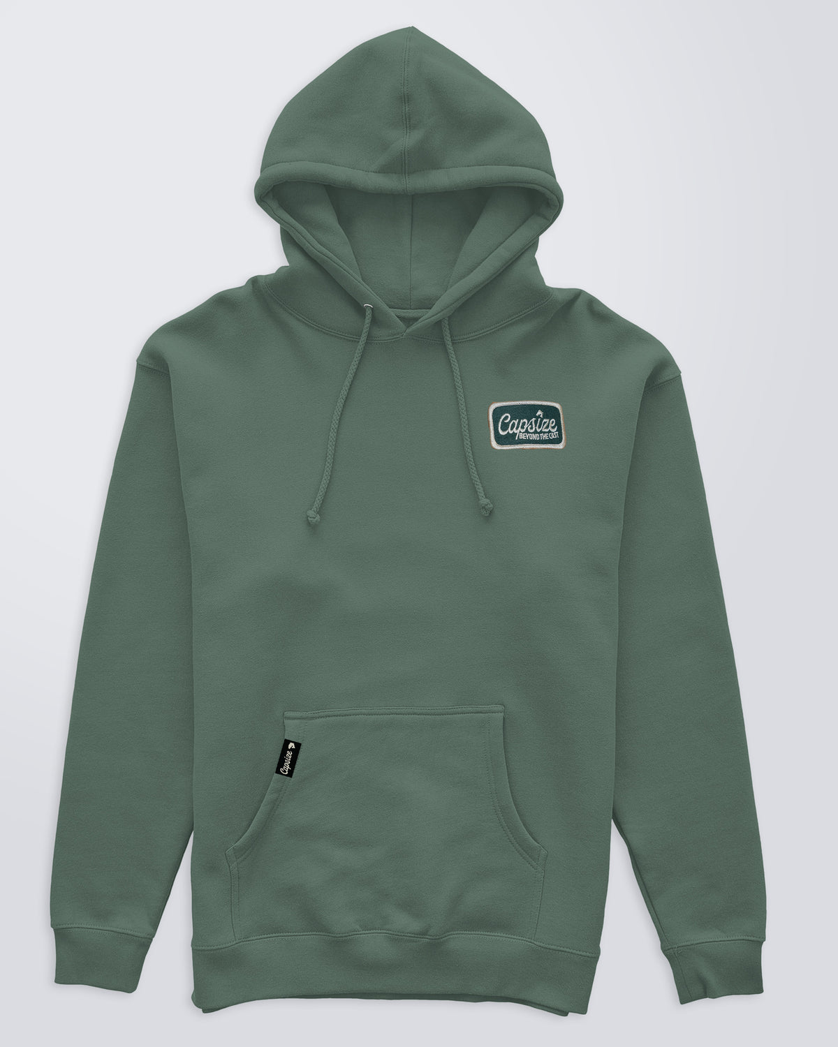 Hoodie Pêche à la Mouche<br> Capsize Heavyweight Sage