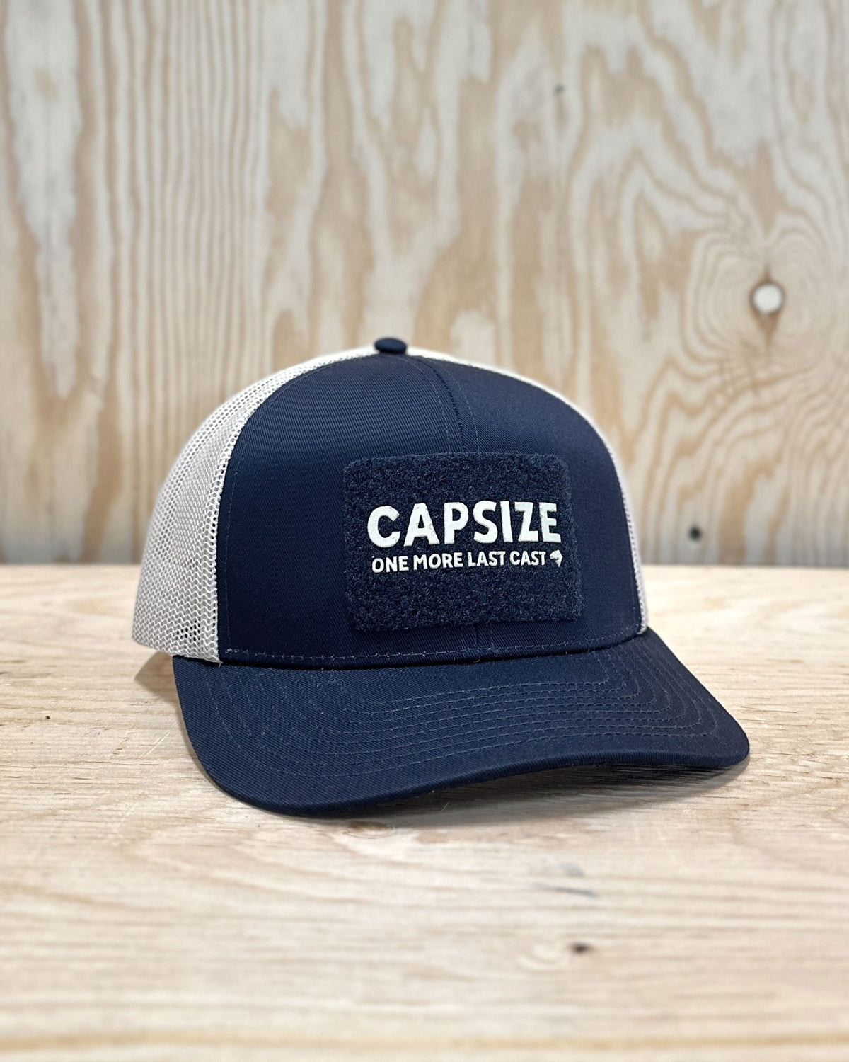 Casquette Pêche à la Mouche&lt;br&gt; Capsize Patch Velcro Marine