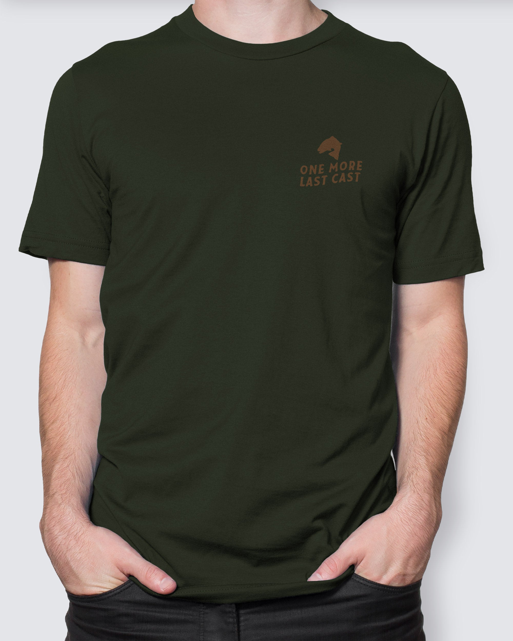 Fly Fishing T-Shirt | Chic-Chocs Forest Green