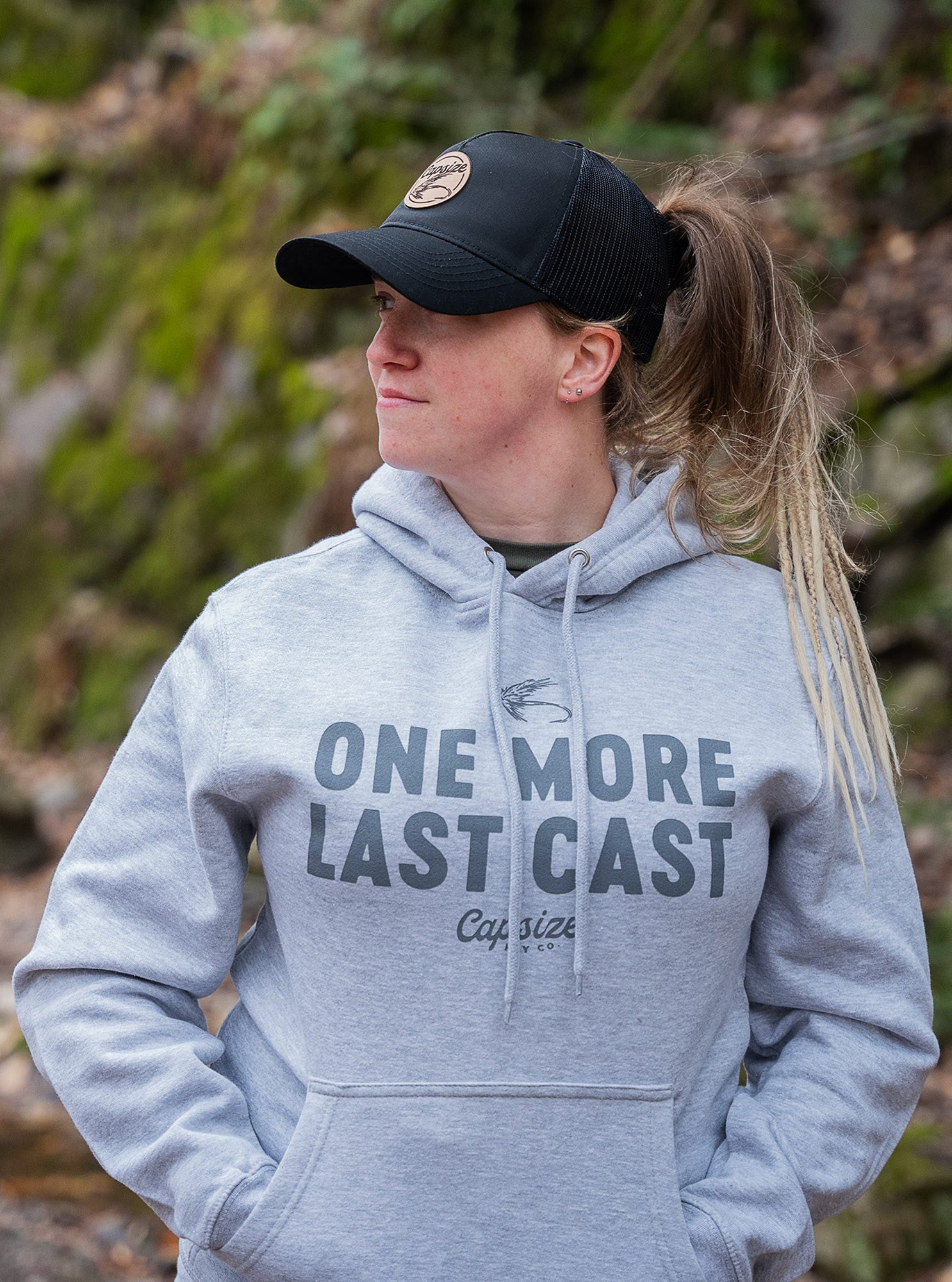 Fly Fishing Hoodie | One More Last Cast - Capsize Fly Fishing