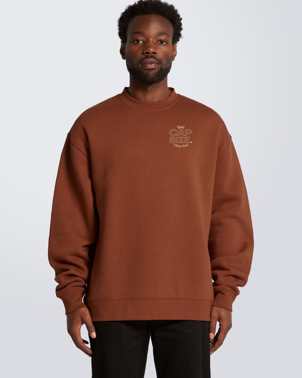Crewneck Pêche à la Mouche<br> Run D'Automne Clay