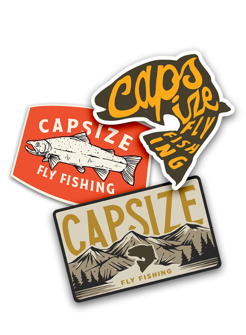 Fly Fishing Stickers  Capsize Fly Fishing Tagged Fish