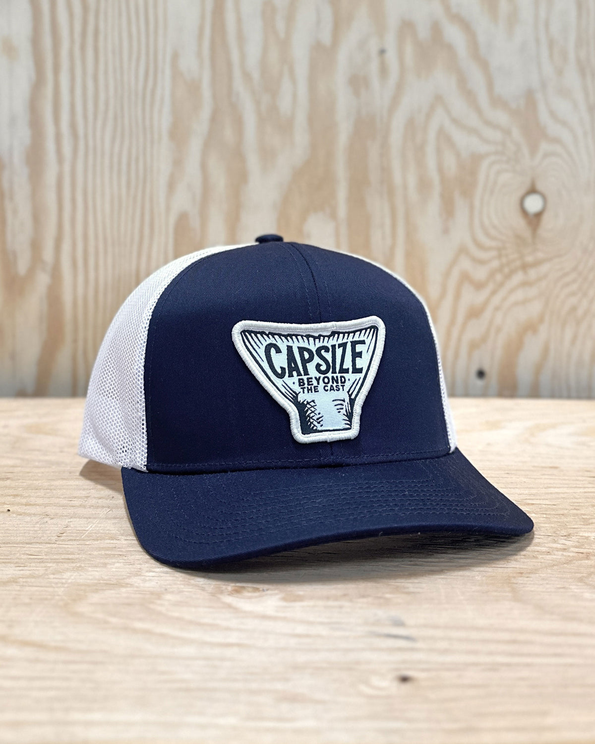 Casquette Pêche à la Mouche&lt;br&gt; Trucker Navy Fish Tail