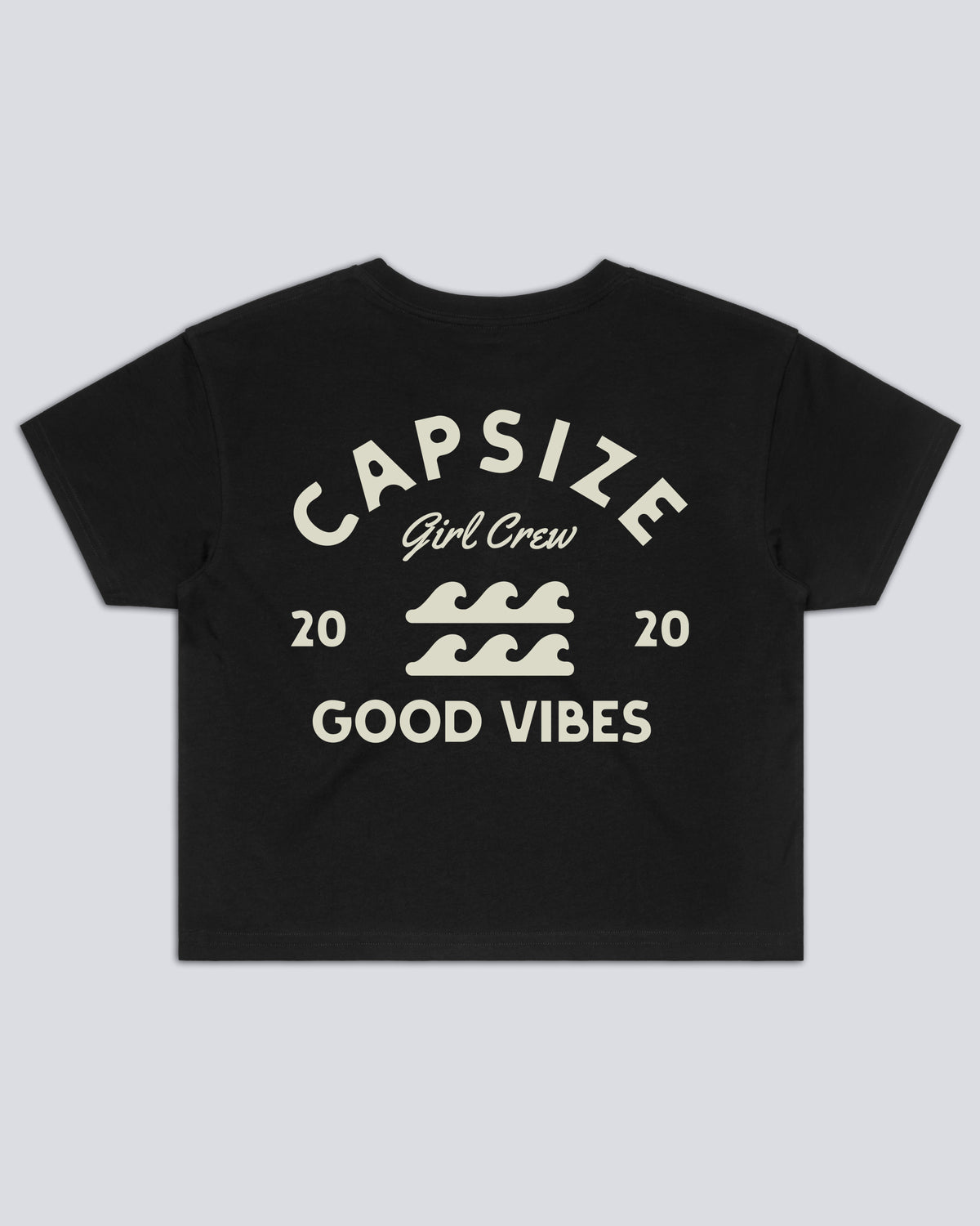 T-Shirt Femme<br> Le Crop Tee Girl Crew Noir