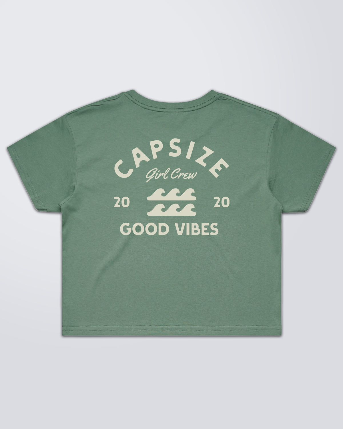 T-Shirt Femme<br> Le Crop Tee Girl Crew Sauge