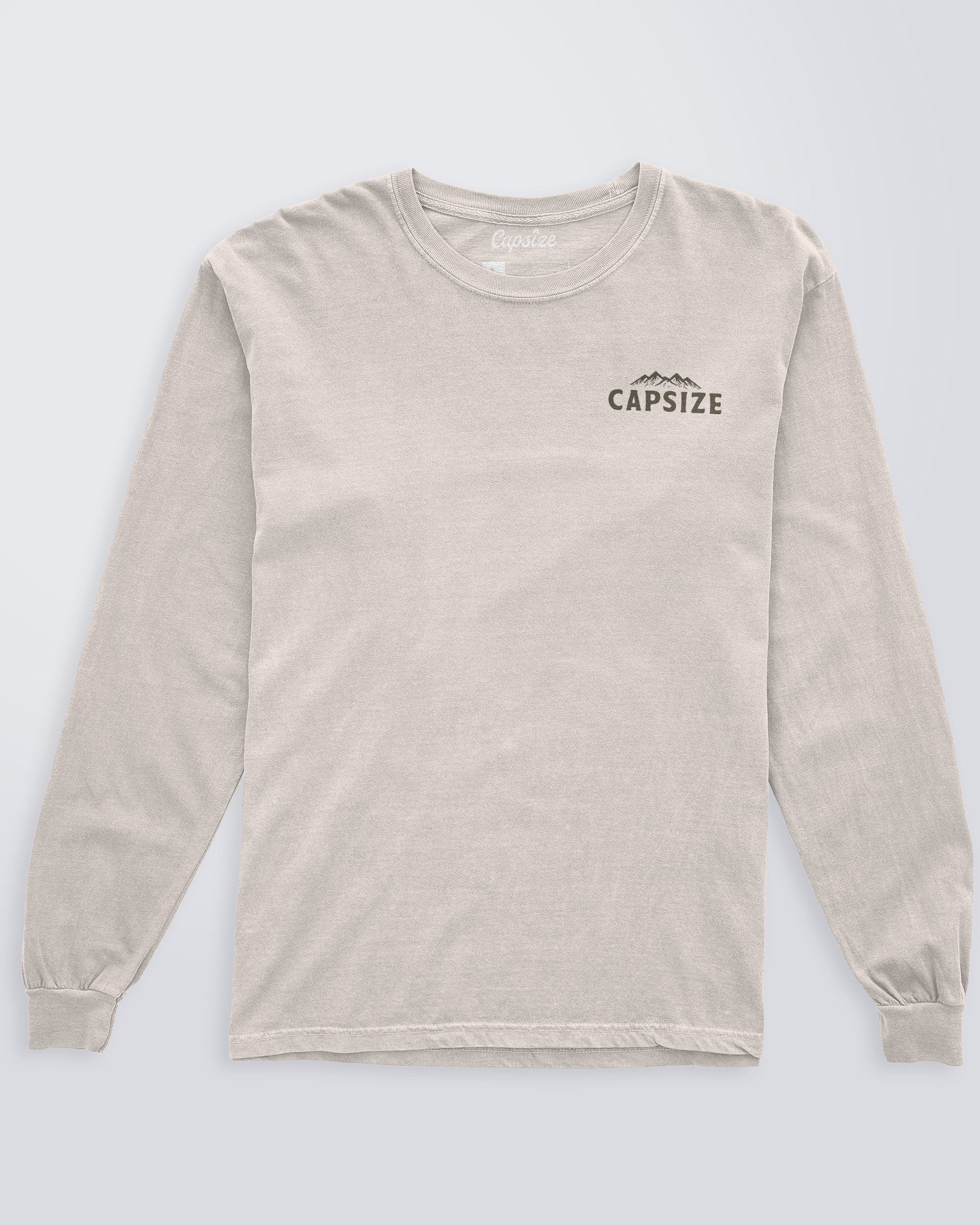 Fly Fishing Long Sleeve T-Shirt | Good Vibes Only Vintage White
