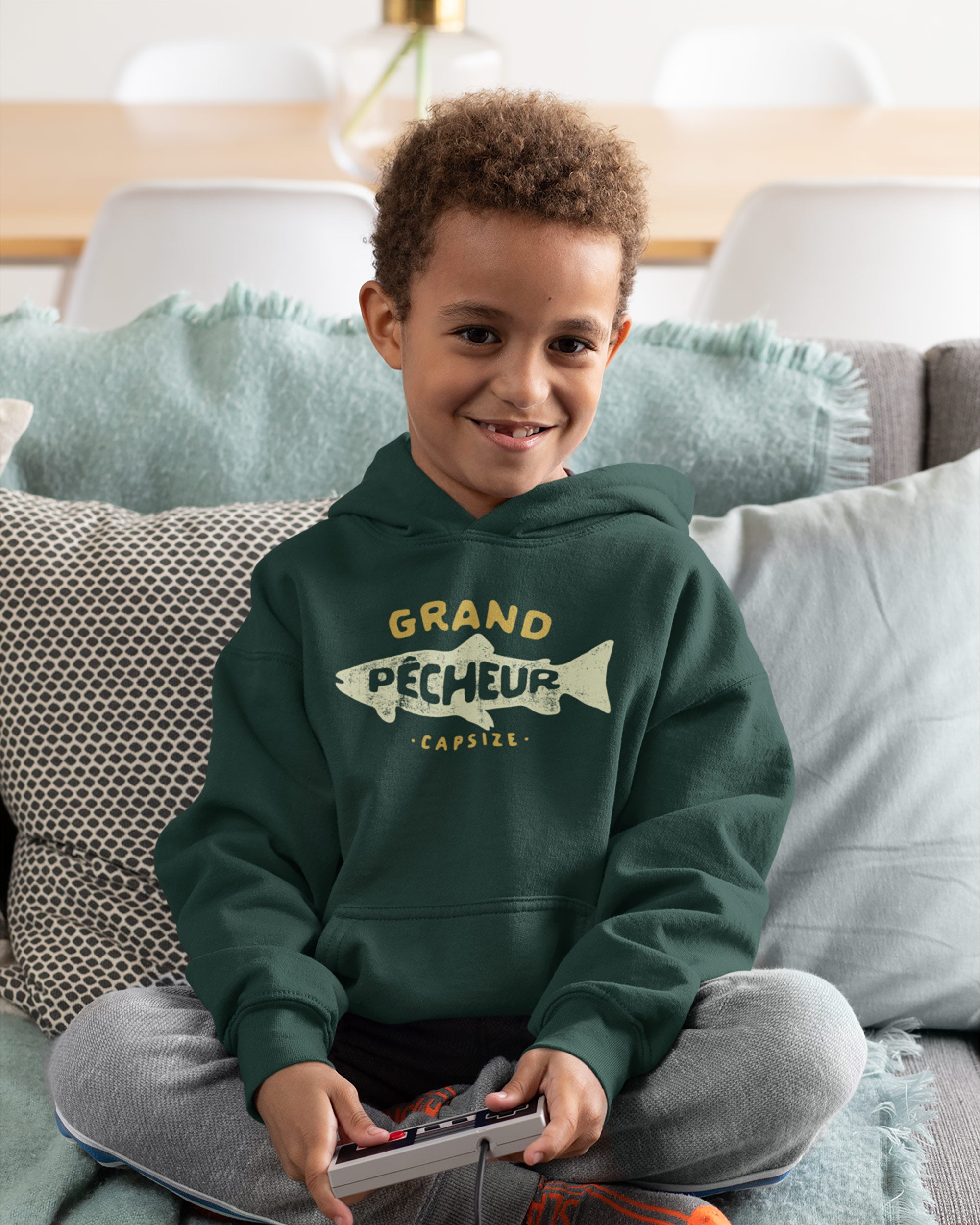 Kids Fishing Hoodie | Grand Pêcheur Forest