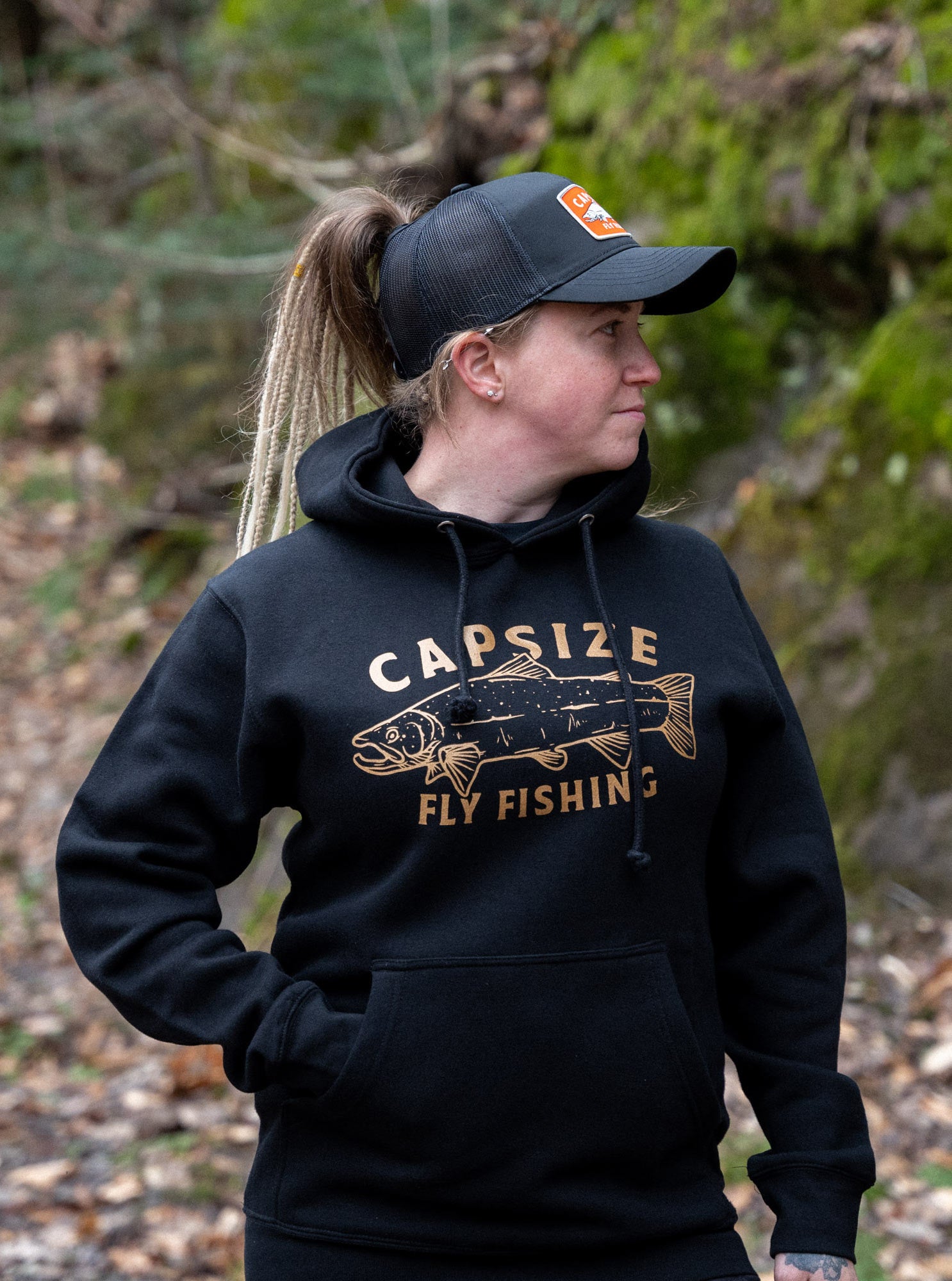 Fly Fishing Hoodie | Capsize Salmon - Capsize Fly Fishing