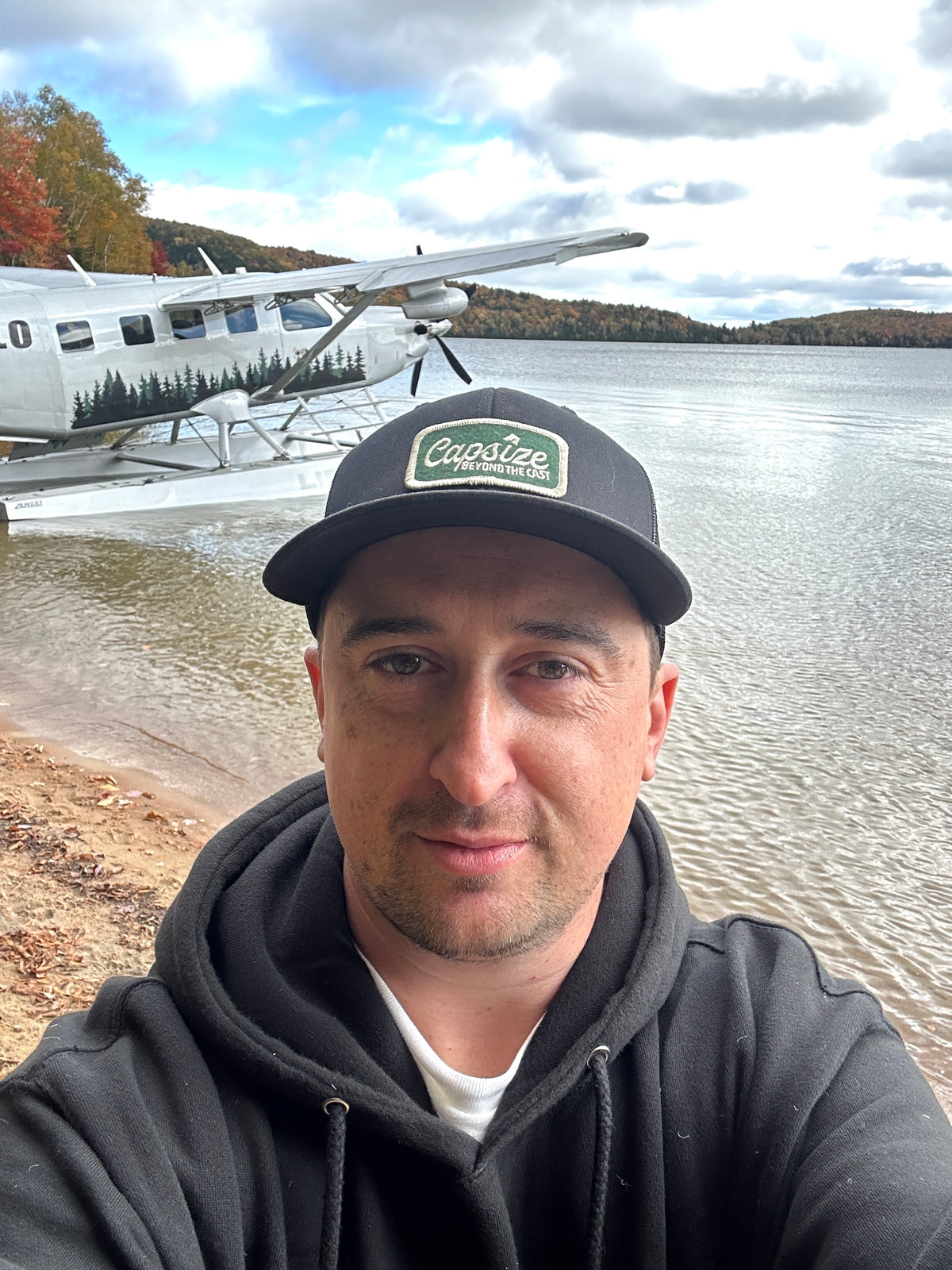 Fly Fishing Hat | Beyond The Cast Black Trucker