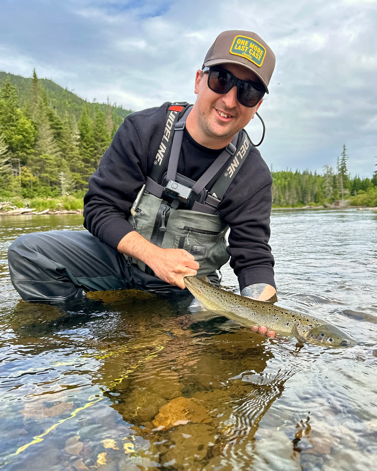 Casquette Pêche à la Mouche&lt;br&gt; Trucker Brune Farmer
