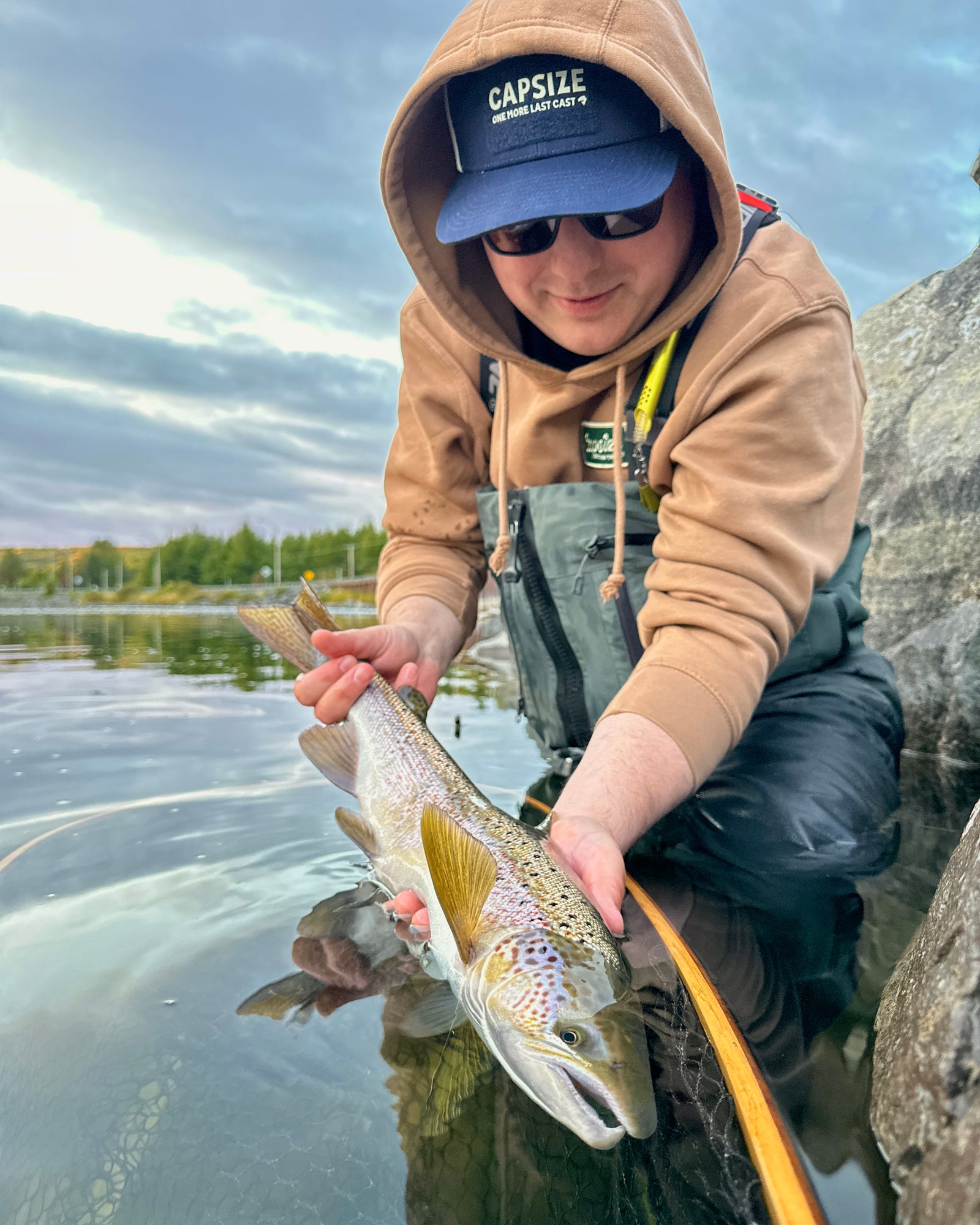Casquette Pêche à la Mouche<br> Capsize Patch Velcro Marine