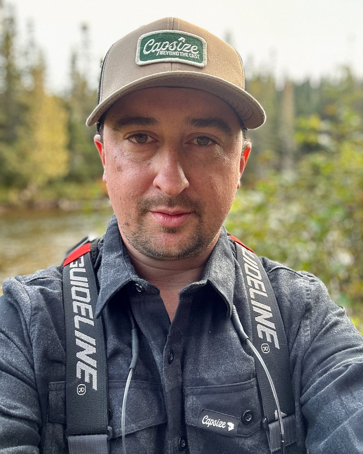 Fly Fishing Flannel Shirts | Cascapedia Premium Flannel Charcoal - Capsize Fly Fishing