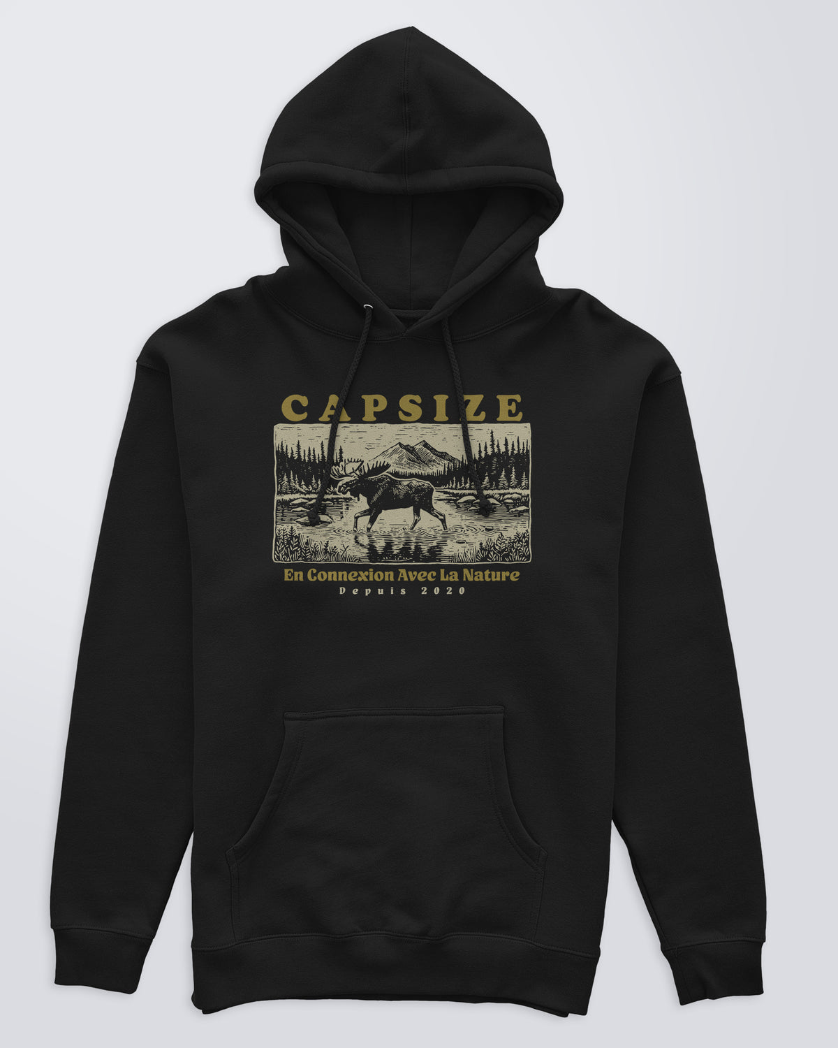 Hoodie Pêche à la Mouche<br> Orignal En Connection avec la Nature