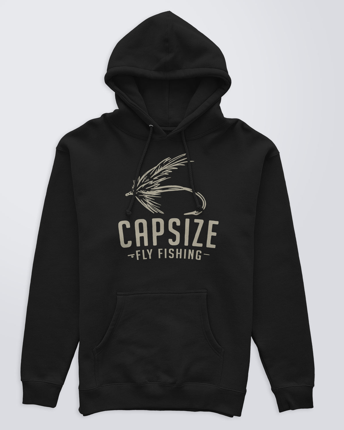 Fly Fishing Hoodie | Original Fly Black