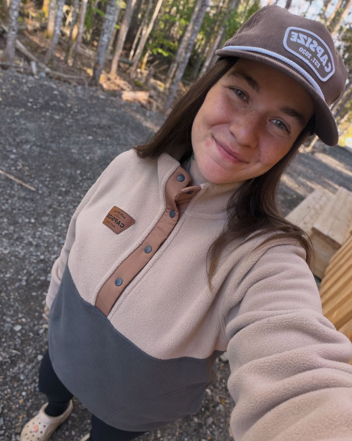 Fly Fishing Polar Fleece | Capsize 1/4 Button Polar Fleece