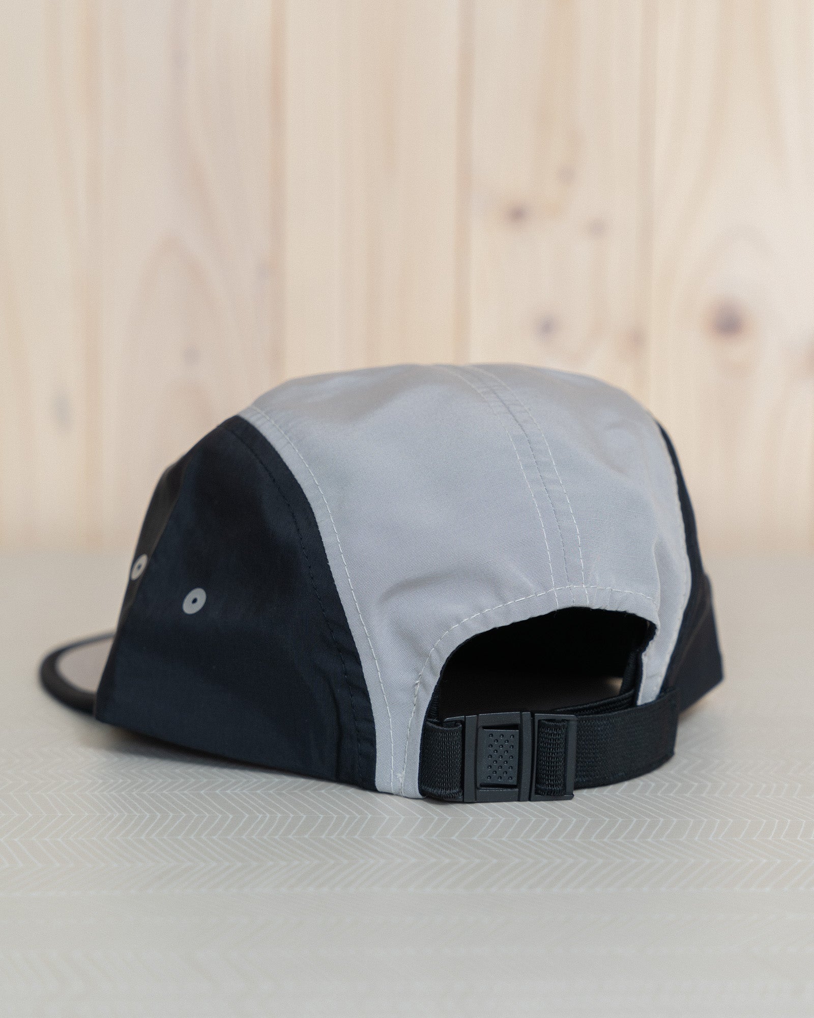 Fly Fishing Hat | Capsize Packable Black & Silver Camper Cap