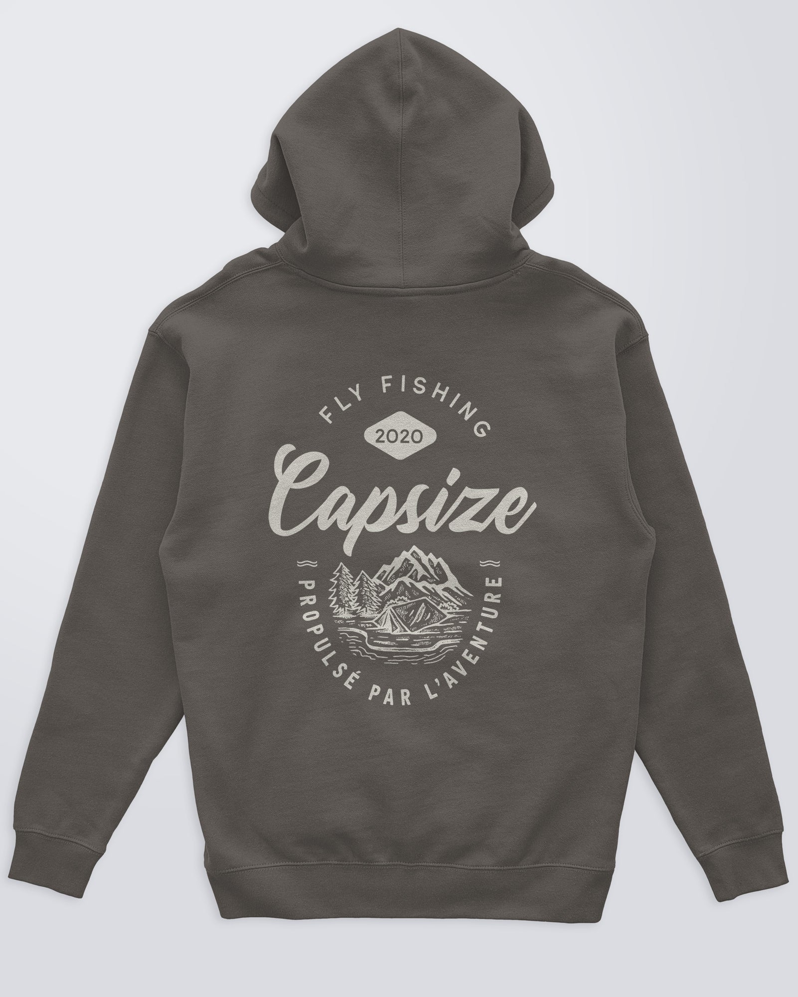 Hoodie Pêche à la Mouche Heavyweight<br> Propulsé par l'Aventure