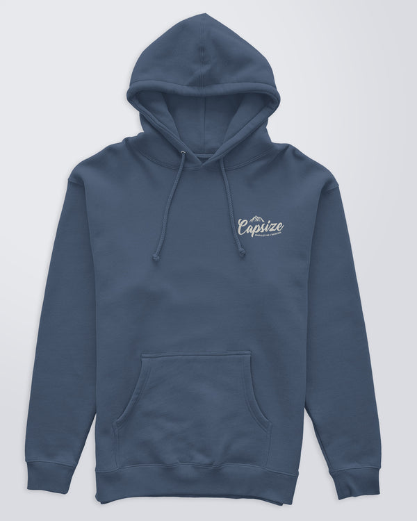 Indigo blue hoodie hotsell