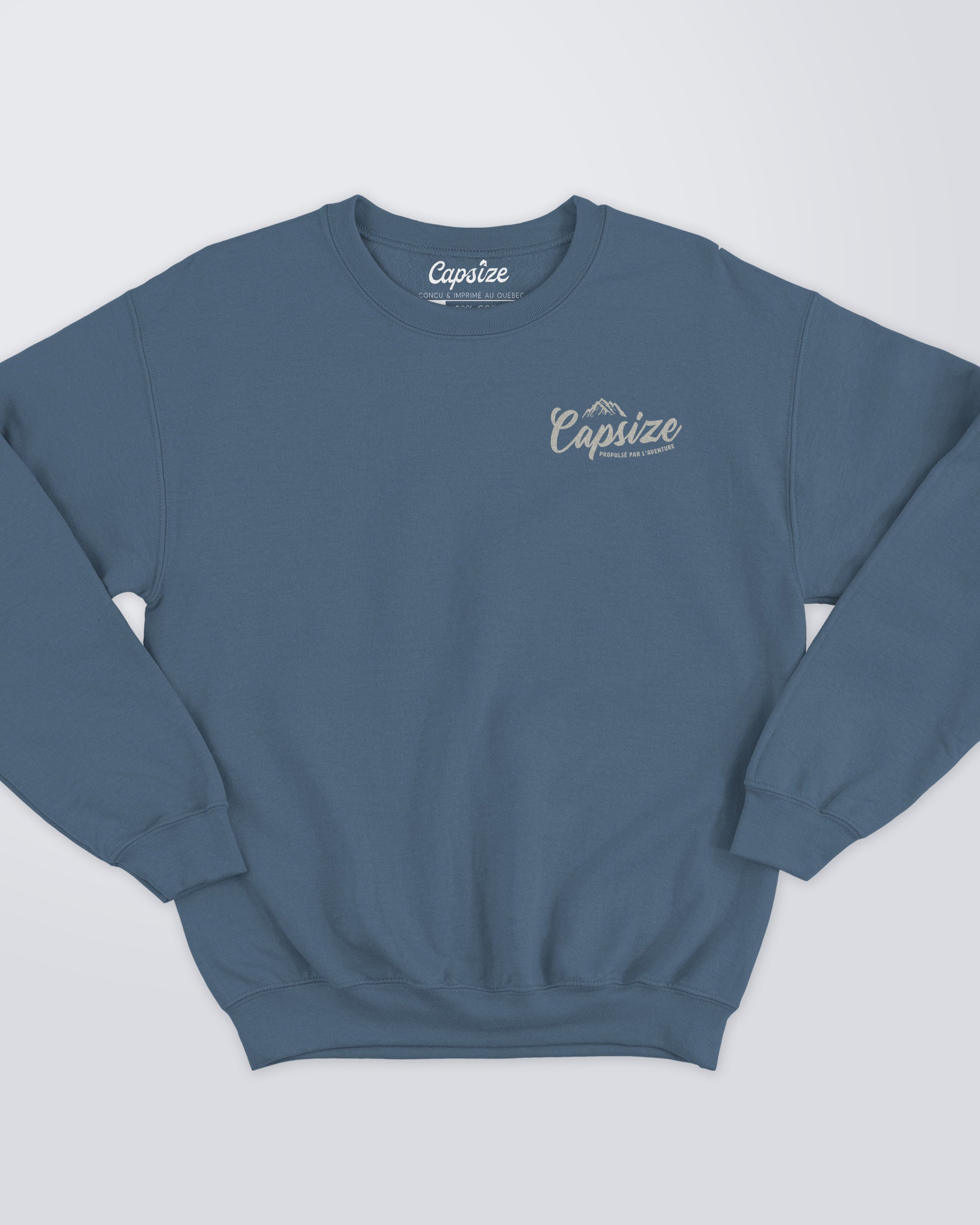 Fly Fishing Sweatshirt | Propulsé Par l'Aventure Indigo Blue